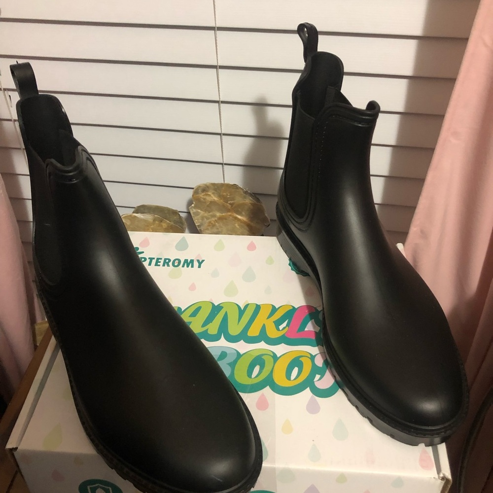 Black Ankle Boots by